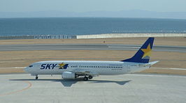 Boeing 737-800 op de Luchthaven van Kobe