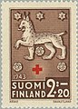 Hämeen ilves vuoden 1943 postimerkissä.