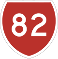 State Highway 82 marker