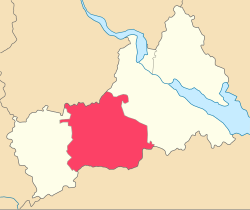 Location of Zvenyhorodka Raion