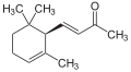 Deutsch: Struktur von (R)-alpha-Ionon English: Structure of (R)-alpha-ionone