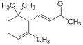 Deutsch: Struktur von (S)-alpha-Ionon English: Structure of (S)-alpha-ionone