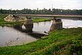 Jembatan di atas sungai Luga di Kingisepp