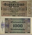 1.000 Rentenmark