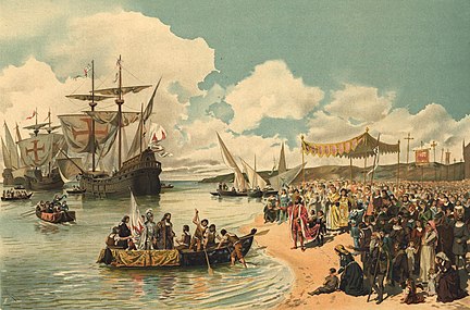 Վասկո դա Գաման և իր արշավախումբը ծովային ճանապարհը հայտնագործելուց հետո Հնդկաստանի ափերի մոտ 1497 թվականին