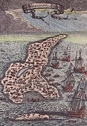 Alain Manesson Mallet - circa 1685 - The Islet Guanahani or San Salvador - Fig 22.jpg