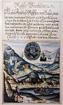 „Reiss=Biechlin“ von Andreas Ryff, 1600, dargestellt wird ein Kaufmannzug Basler Bürger über die Alpen, circa 1600 (Replik)