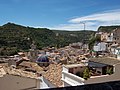 Vista de part del poble de Bunyol des del castell d'aquest municipi.