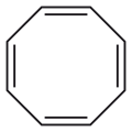 Deutsch: Struktur von Cyclooctatetraen English: Structure of cyclooctatetraene