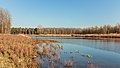 Waterpartij in het natuurgebied.