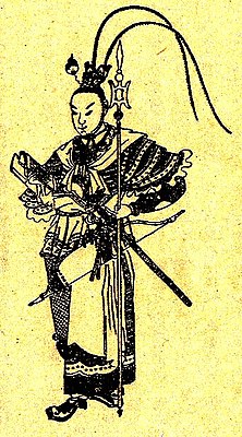 Люй Бу, иллюстрация к роману «Троецарствие» эпохи империи Цин