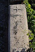 Ledger stone in Alvaredo, Melgaco.JPG