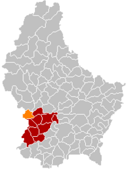 Hobscheid – Mappa