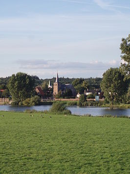 Mook, gezien vanuit Katwijk
