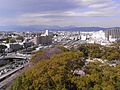 天守から小田原駅方向を見る　2009年