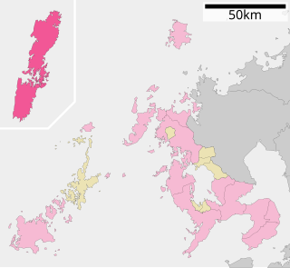 対馬市位置図