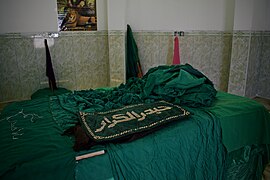 Views of the Kakaii shrine of Bawa Haidar, rebuilt after its destruction by the Islamic State, near Gazakan village 09.jpg