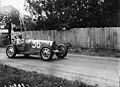 1929年のフランス・グランプリで優勝したウィリアム・ウィリアムスとタイプ35B