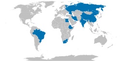 Location of BRICS