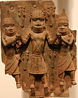 黄铜饰板，尼日利亚，1500年-1600年。