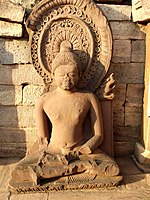 Buddha-Statue in Sanchi