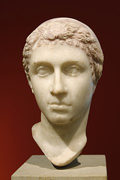 Borsbeeld van Cleopatra VII (Altes Museum, Berlyn).