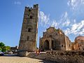 Katedral Erice dengan menara loncengnya