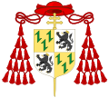 Coat of Arms of Cardinal Adriaan Florenszoon Boeyens Governor of the Realms Charles I Absence (1520-1522)