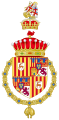 Coat of Arms of the Spanish Heiress apparent as Countess of Cervera, Former Kingdom of Valencia (Unofficial)
