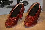 Dorothys rubinskor står i dag på National Museum of American History.