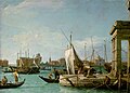 „Prieplauka Venecijoje“ (apie 1728, Meno istorijos muziejus Vienoje)