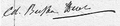 Handtekening Conrad Busken Huet (1826-1886)