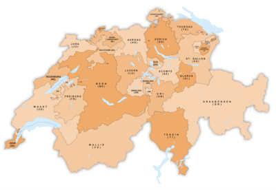Cantons de Suïssa
