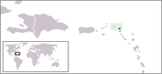 Locator map for Anguilla