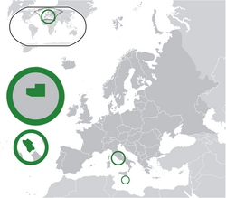 Location of the Sovereign Military Order of Malta