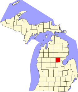 Koartn vo Gladwin County innahoib vo Michigan