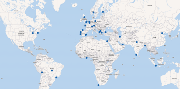 Map of events for the 6th birthday