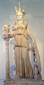 Atenea Varvakeion, Museo Arqueológico Nacional de Atenas.