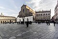 Piazza Maggiore e il Palazzo dei notai a Bologna.