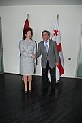 Saeimas priekšsēdētāja tiekas ar Gruzijas premjeru (6875636763).jpg