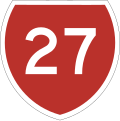 State Highway 27 marker