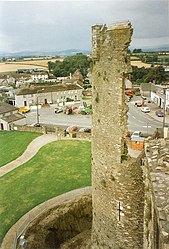 Blick auf Ferns vom Burgturm