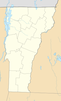 Гранитвил на карти Vermont