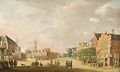 De Grote Markt in 1782 op een schilderij van Derk Jan van Elten