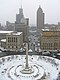 Buffalo City Hall view from Niagara Square to Lafayette Square, Buffalo