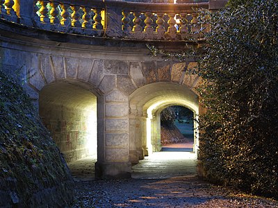 Underpass under Bridge