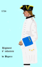 régiment de Bigorre de 1734 à 1762