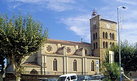 The church in Coursan