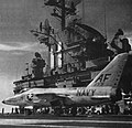 VF-33 F11F on the USS Intrepid