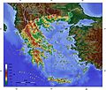 Image 23Topographic map of Greece (from Geography of Greece)